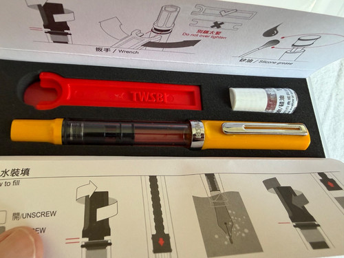 Twsbi eco saffron yellow - twsbi, eco-t