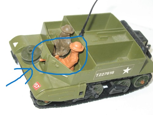 Dinky toys soldier gunner - dinky,