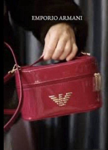 Emporio armani bag leather - bag,