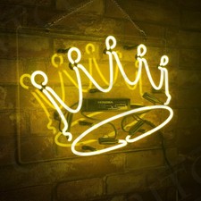 Crown Neon Sign Light Party