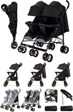 Rexhan Twin Baby Pram, 2 in 1