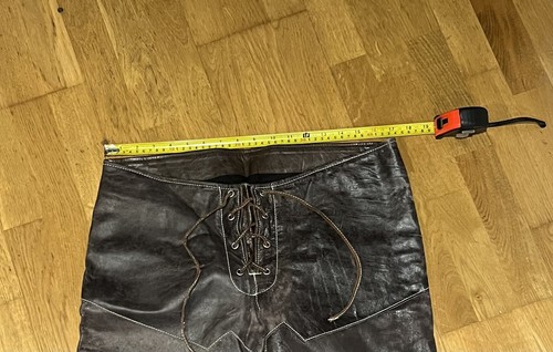 Leather trouser low waist - trouser,