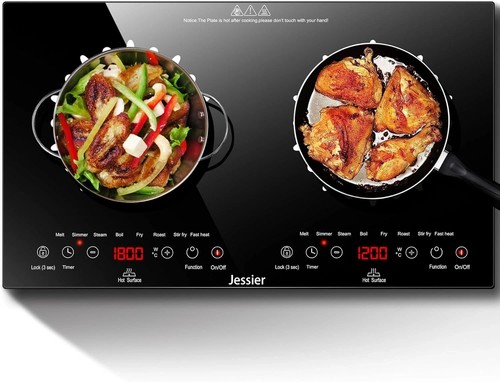 Double ceramic hob 3600w - double,