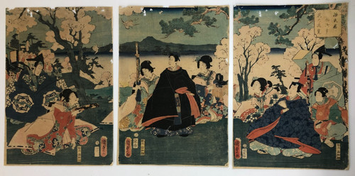 Kunisada woodblock print - kunisada,