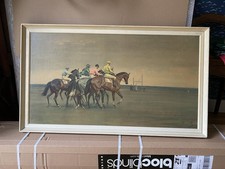 October Meeting Sir Alfred Munnings Framed Print Painting Vintage 