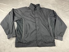 FootJoy DryJoys Jacket Mens Black  Golf Rain Windbreaker Coat XL