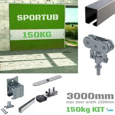Sliding heavy door - door, garage