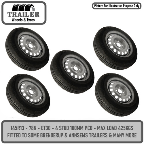 145 80r13 trailer wheel and - wheel,