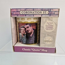 Coronation Street Classic Quote Mug Stan & Hilda Ogden Boxed unused
