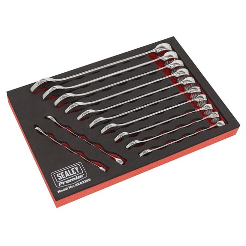 Sealey spanner set combination - sealey,