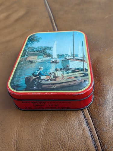 Vintage riley bros toffee tin - vintage,