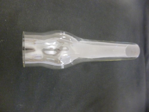 Vintage clear glass oil - glass, lamp