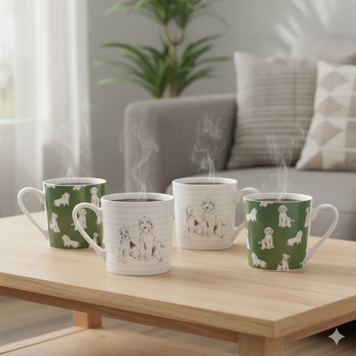 Coffee mugs dual color - 4x,