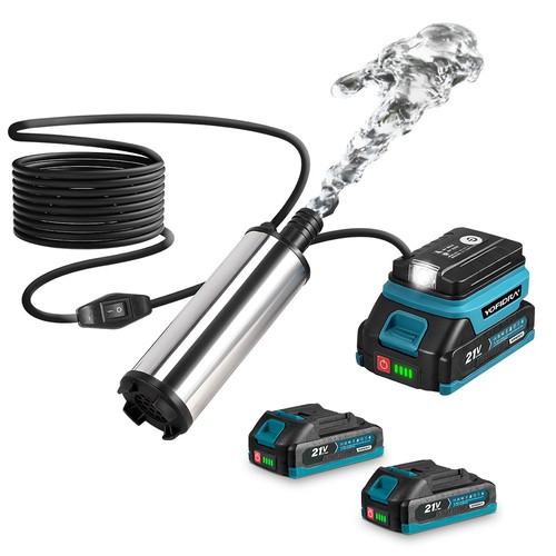 Cordless submersible pump - submersible,