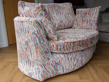 Multi Coloured Love Seat Chair