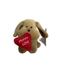 Birthdays Small Mini Dog Teddy Bear Plush Stuffed Soft Toy Puppy Love 4" Brown