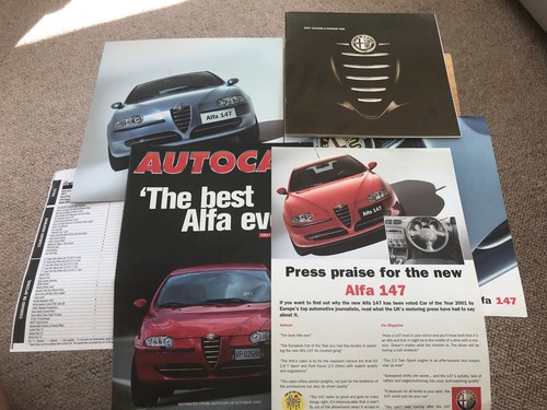 Alfa romeo 147 brochures - romeo,