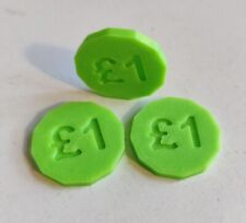 Trolley Coin Token Supermarket £1 One Pound Shopping Cart Holder Locker 3 pack