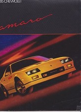 Chevrolet Camaro brochure (Sport Coupe Berlinetta Z28 IROC Z28) - 1985