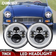 2pcs 7'' Inch Round LED