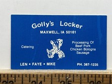 Golly's Locker Maxwell Iowa