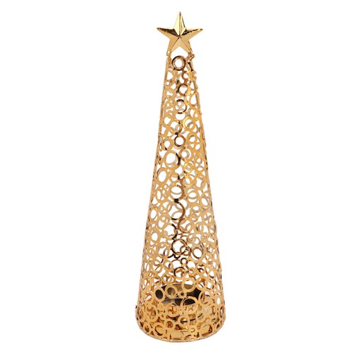 Christmas tree shaped candle - christmas,
