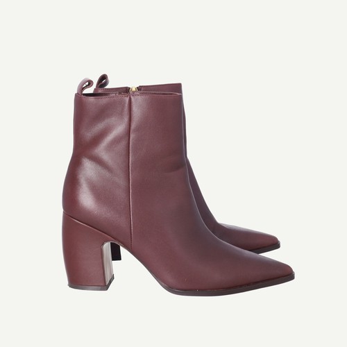 Reiss womens burgundy leather - womens,