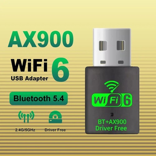 Usb wifi6 wifi adapter 900mbps - usb,