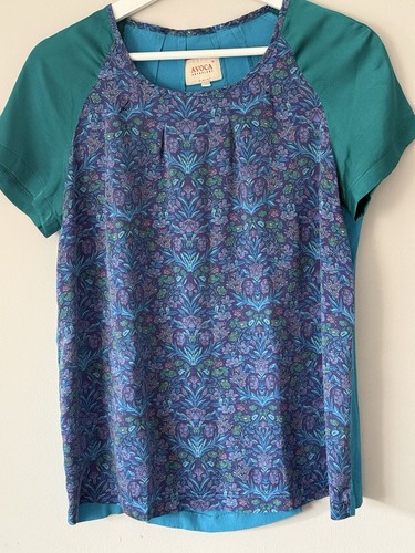 Ladies silk blouse avoca - ladies,
