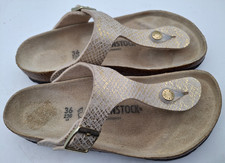 Birkenstock Shiny Python White