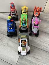 Paw Patrol Rescue Wheels Monster Trucks Set of  7  Vehicles & Pups 