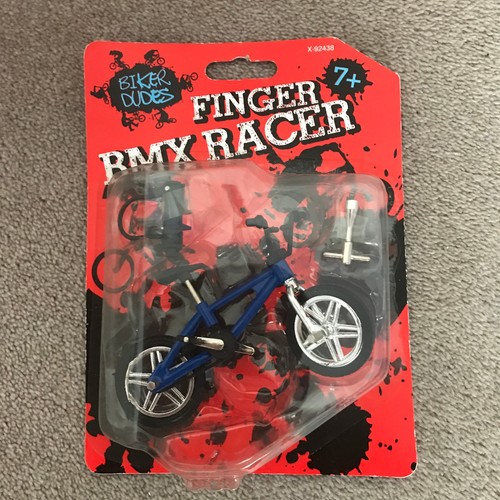 Biker dudes finger bmx racer - biker,