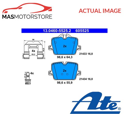 Brake pads set braking pad - brake,