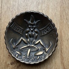 Vintage Brass Lucky Pixie Pin