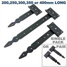 Tee hinges black decorative - tee,