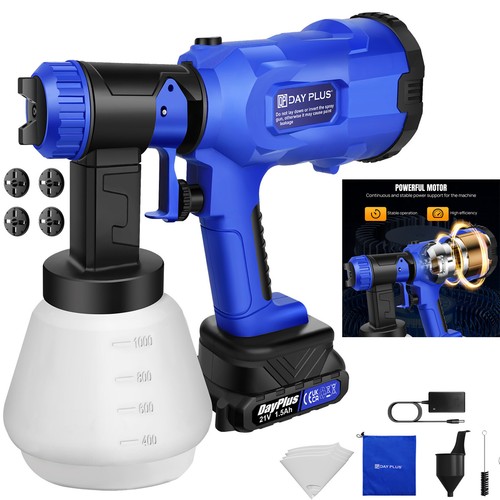 Electric cordless spray - cordless, gun