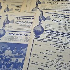 PRE 1960 FOOTBALL PROGRAMMES - 1946/47 to 1960/61 Tottenham HOMES (17) - UPDATED