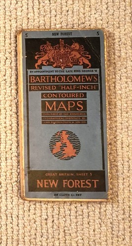 Vintage bartholomews half - bartholomews,