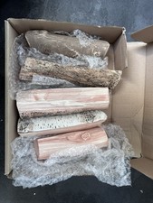 Ceramic logs for fireplace