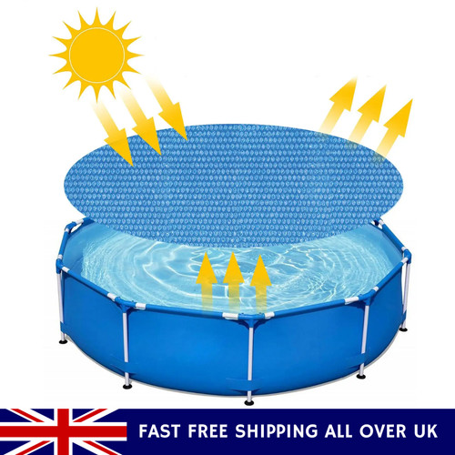 Round solar pool - cover, pe