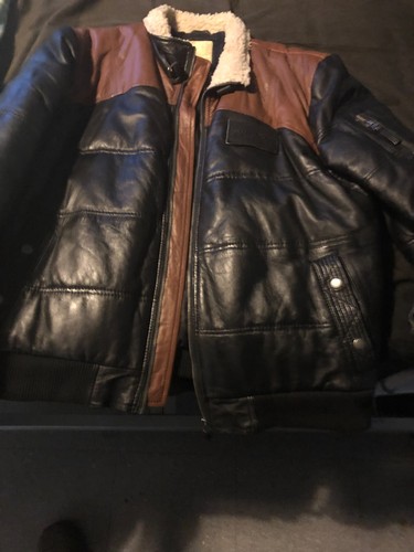 Mens leather jacket brand - jacket, xl