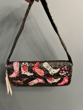 NWT Viral Cowboy Boots Beaded