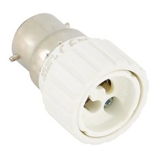 6 x B22 to GU10 Light Adapter-