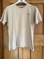 Heineken Men's Beige T-Shirt Short Sleeve Size Medium Heineken Logo