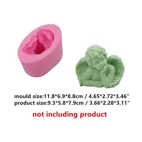 Angel candle make mold cake - make,