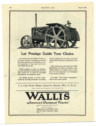 1920 case plow - plow, ad