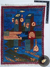 Afghan War Rug - Handknotted Wool  - Geniune Made in Afghanistan Carpet #002