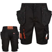 Mens Regatta Durable Cargo Combat Multipocket Band of Builders Holster Shorts