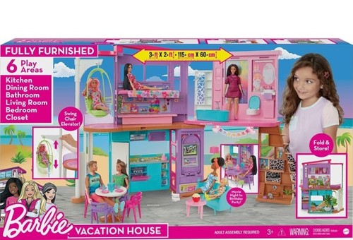 Barbie vacation house - barbie, storey