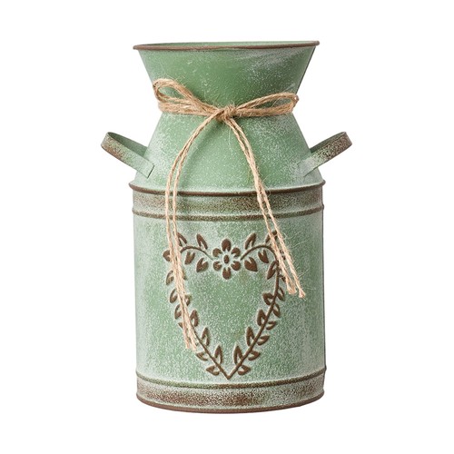 Vintage metal vase - metal,
